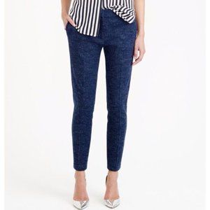 J. Crew Pinstripe Wool Blend Slim Pants - 6